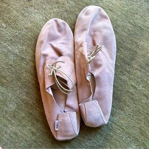 Hobes “Boat Hobe” Suede Flat - Blush Size 41